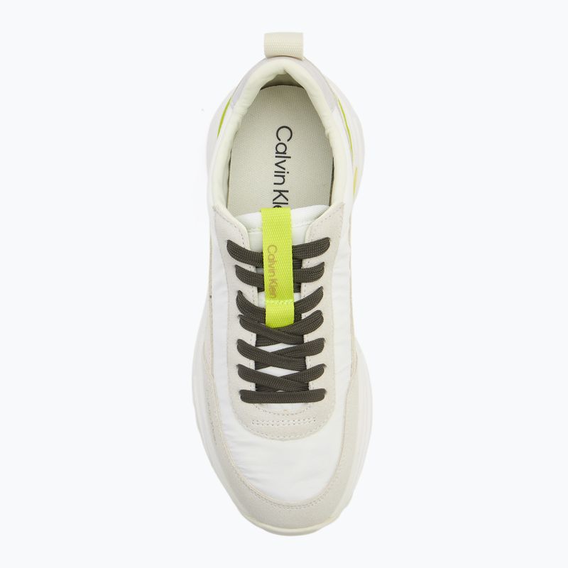 Buty damskie Calvin Klein YW0YW02075 Hike Runner MG Nylon Mix bright white/primrose/beluga 5