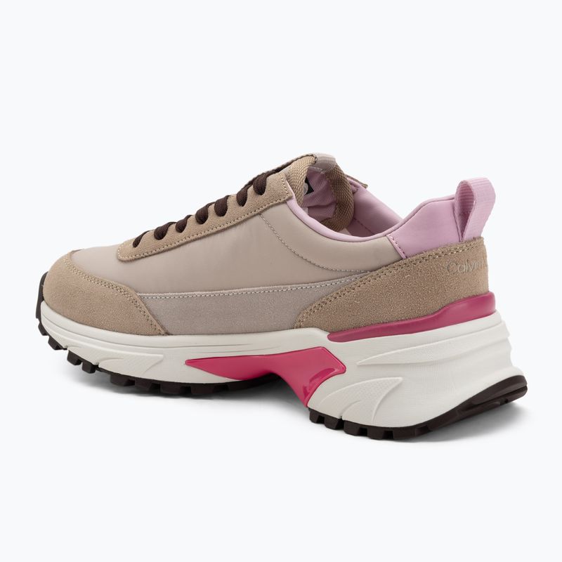 Buty damskie Calvin Klein YW0YW02075 Hike Runner MG Nylon Mix chateau/silver mink/pink 3