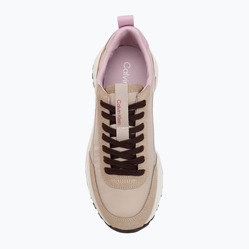 Buty damskie Calvin Klein YW0YW02075 Hike Runner MG Nylon Mix chateau/silver mink/pink 5