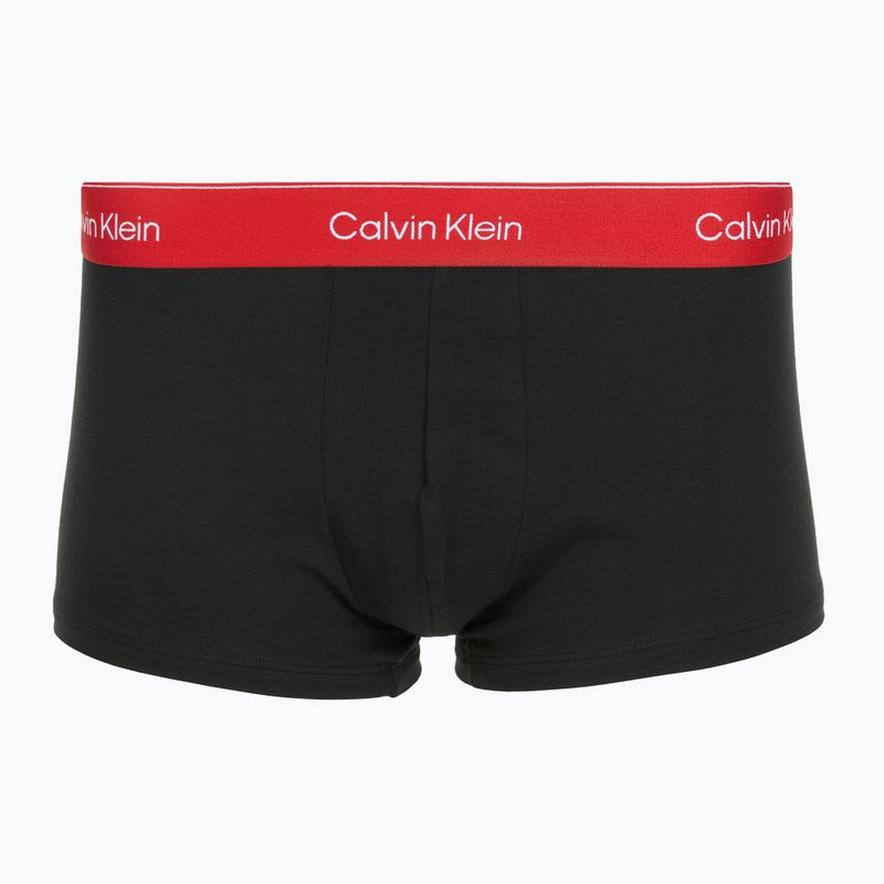 Bokserki Calvin Klein LV00NB4389 Low Rise Trunk 3 pary black/adrenaline rush/white/black 3