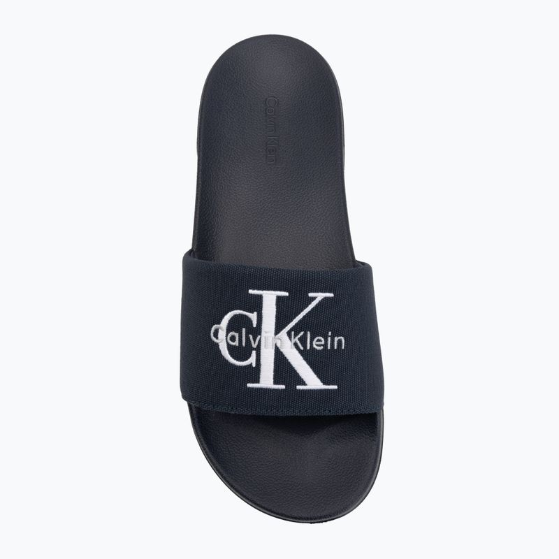 Klapki męskie Calvin Klein YM0YM01393 Ess ck navy 5