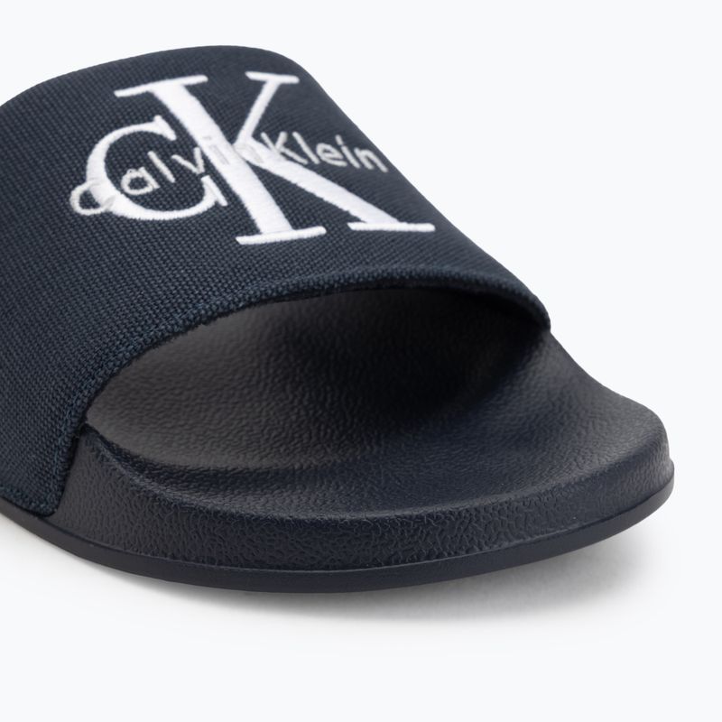 Klapki męskie Calvin Klein YM0YM01393 Ess ck navy 7