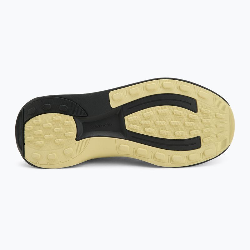 Buty męskie Calvin Klein YM0YM01456 Chunky Runner Lace Up Mix Aop black/medieval forest/coal/lime 4