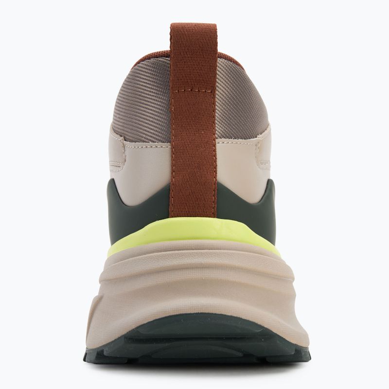 Buty męskie Calvin Klein YM0YM01418 Hike Runner Mid Laceup Tech Mix desert taupe/smog/sorrel/thyme 6