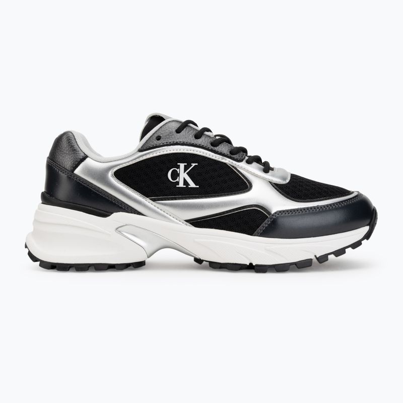 Buty męskie Calvin Klein YM0YM01402 Hike Runner Laceup Mesh Mix black/silver 2