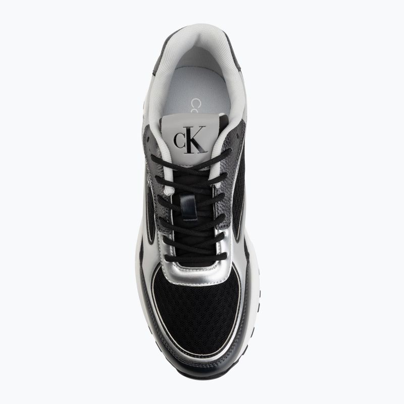 Buty męskie Calvin Klein YM0YM01402 Hike Runner Laceup Mesh Mix black/silver 5