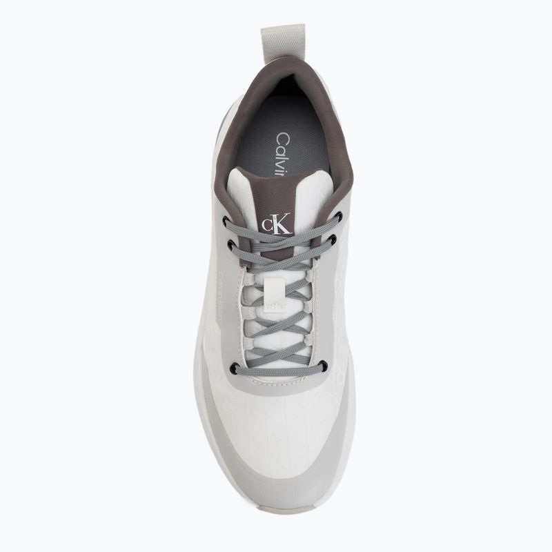 Buty męskie Calvin Klein Chunky Runner Laceup Mix Aop white/granite road/granite gray 5