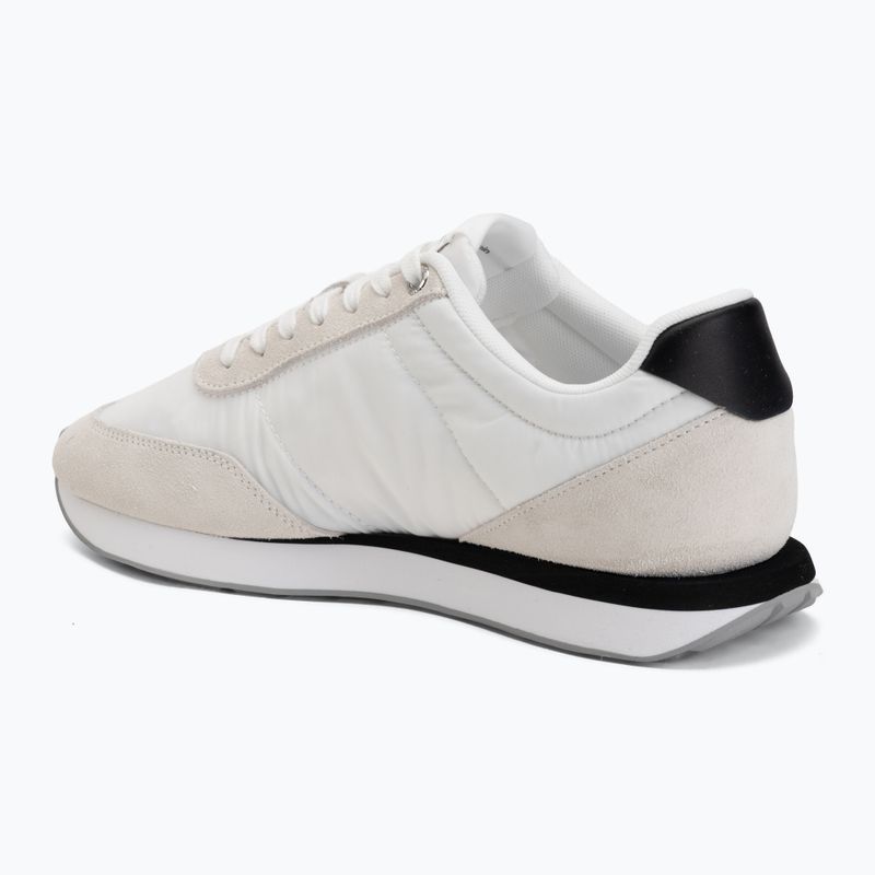 Buty damskie Calvin Klein YW0YW01990 Retro Runner Lace Up Nylon MG bright white/black 3