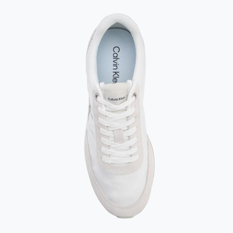Buty męskie Calvin Klein YM0YM01361 Retro Runner Ess Mix Mat triple bright white 5