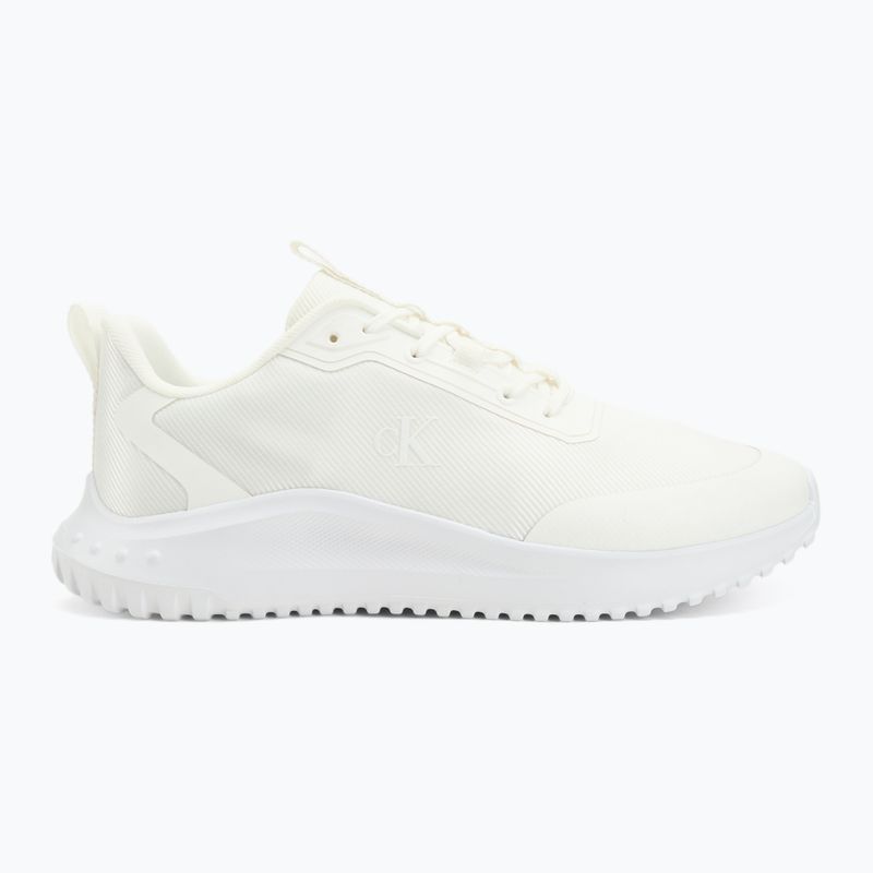 Buty męskie Calvin Klein YM0YM01442 Eva Runner Lace Up Mat Mix 0GJ triple bright white 2