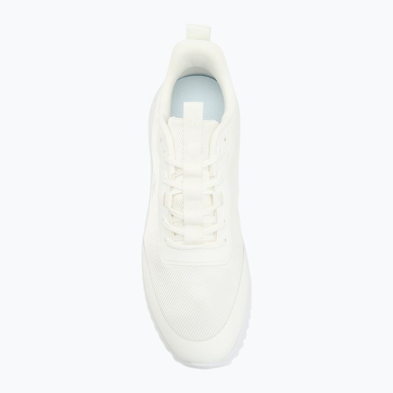 Buty męskie Calvin Klein YM0YM01442 Eva Runner Lace Up Mat Mix 0GJ triple bright white 5