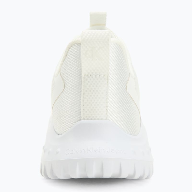 Buty męskie Calvin Klein YM0YM01442 Eva Runner Lace Up Mat Mix 0GJ triple bright white 6