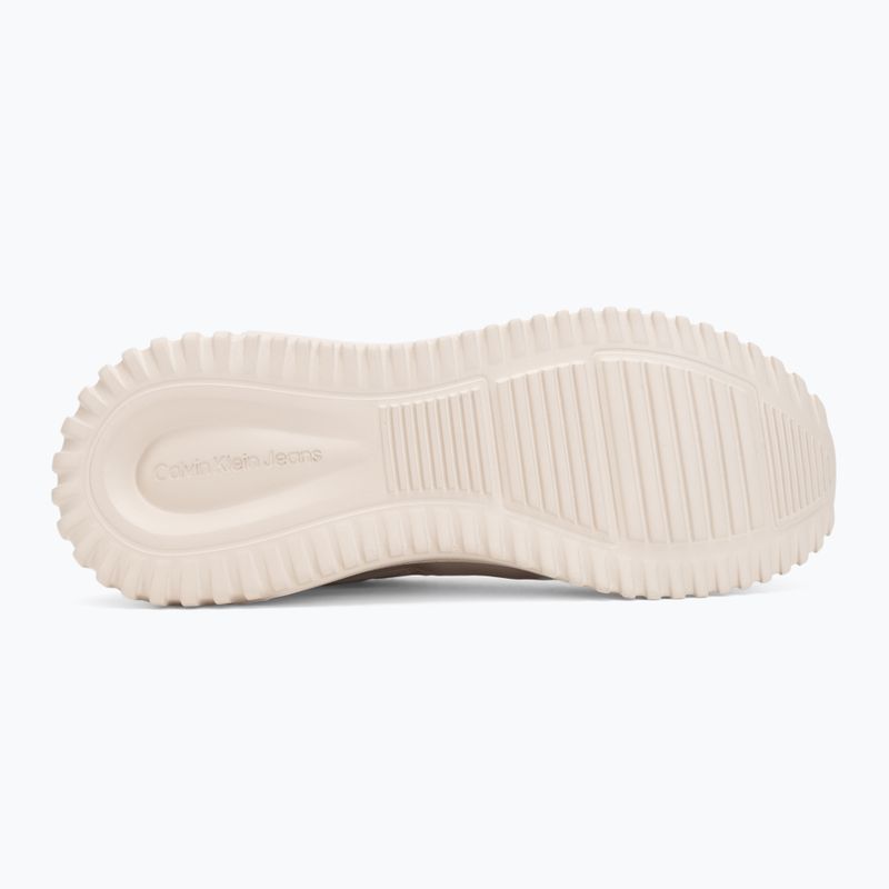 Buty damskie Calvin Klein YW0YW02016 Eva Runner Lace Up Mat Mix 0GN stony beige/turtle dove/silver 4