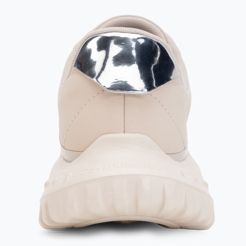 Buty damskie Calvin Klein YW0YW02016 Eva Runner Lace Up Mat Mix 0GN stony beige/turtle dove/silver 6