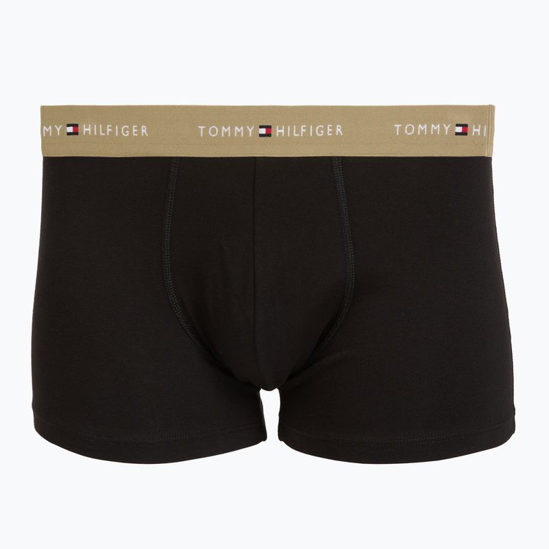 Bokserki męskie Tommy Hilfiger Trunk WB 3 pary black/citrnela/woodridge 3