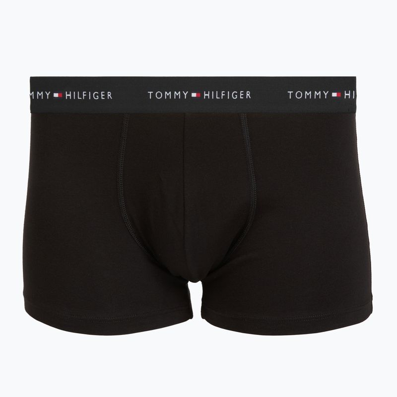 Bokserki męskie Tommy Hilfiger Trunk WB 3 pary black/citrnela/woodridge 4