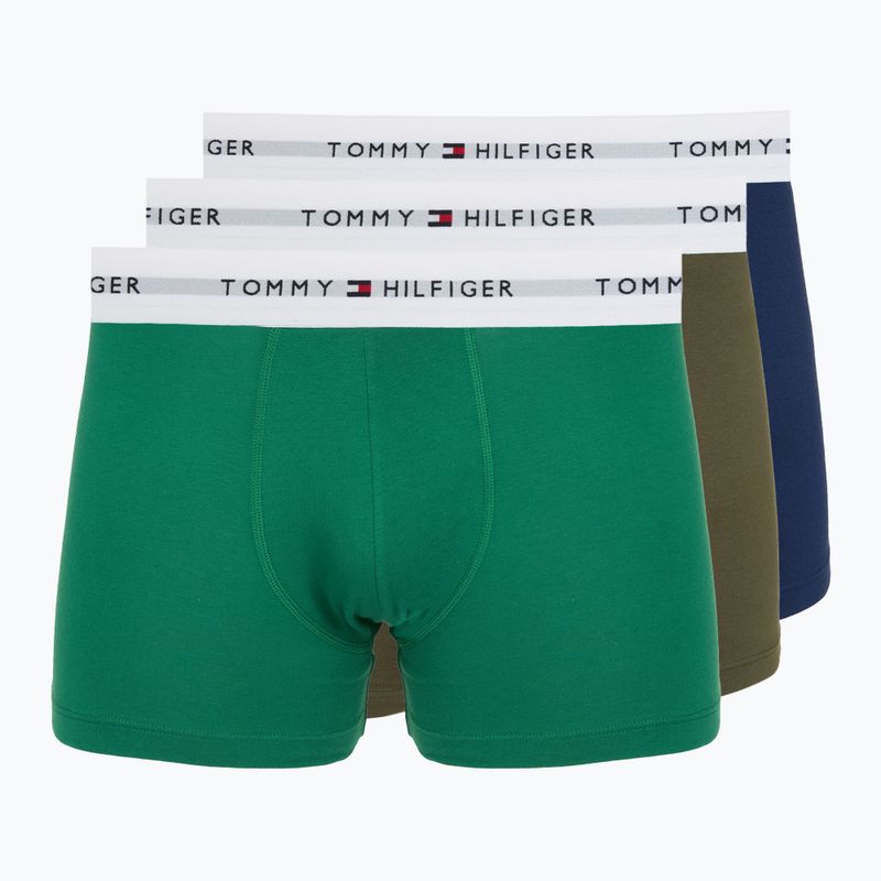 Bokserki męskie Tommy Hilfiger Trunk 3 pary army green/prp nvy/nov grn
