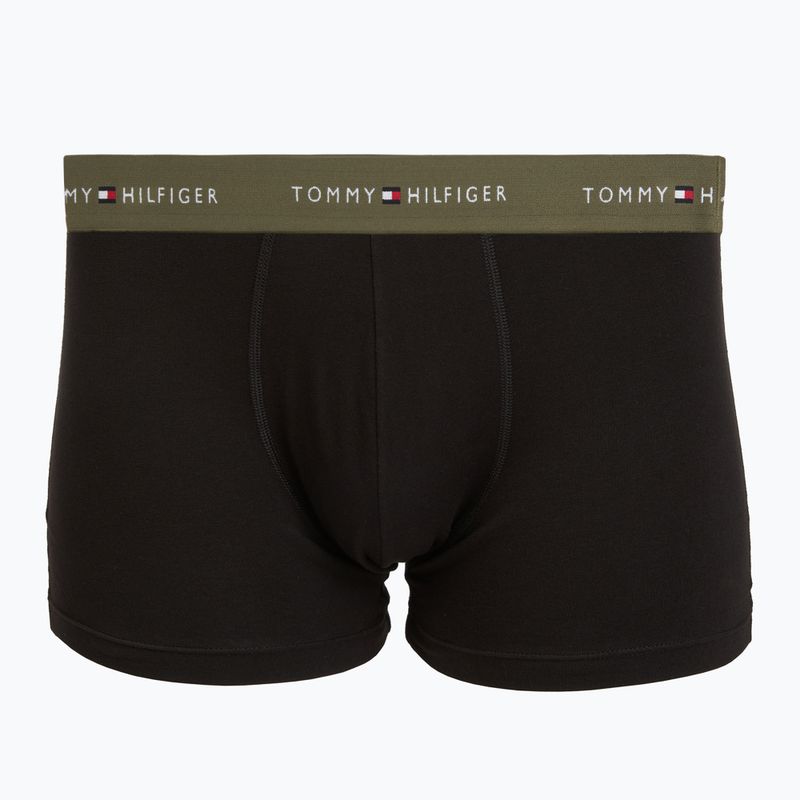 Bokserki męskie Tommy Hilfiger Trunk WB 3 pary army green/wdg blue/ptch blue 3