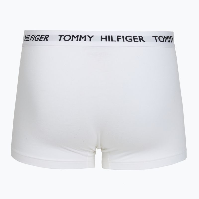 Bokserki męskie Tommy Hilfiger Trunk medium red/white/navy blue 5