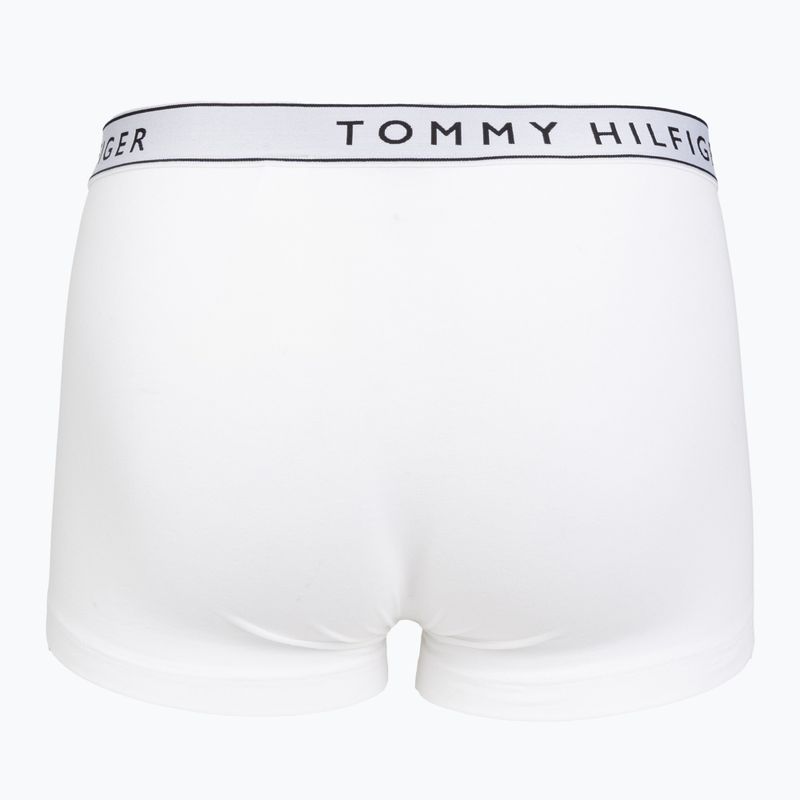 Bokserki męskie Tommy Hilfiger Trunk Dtm white/medium red/navy blue 5