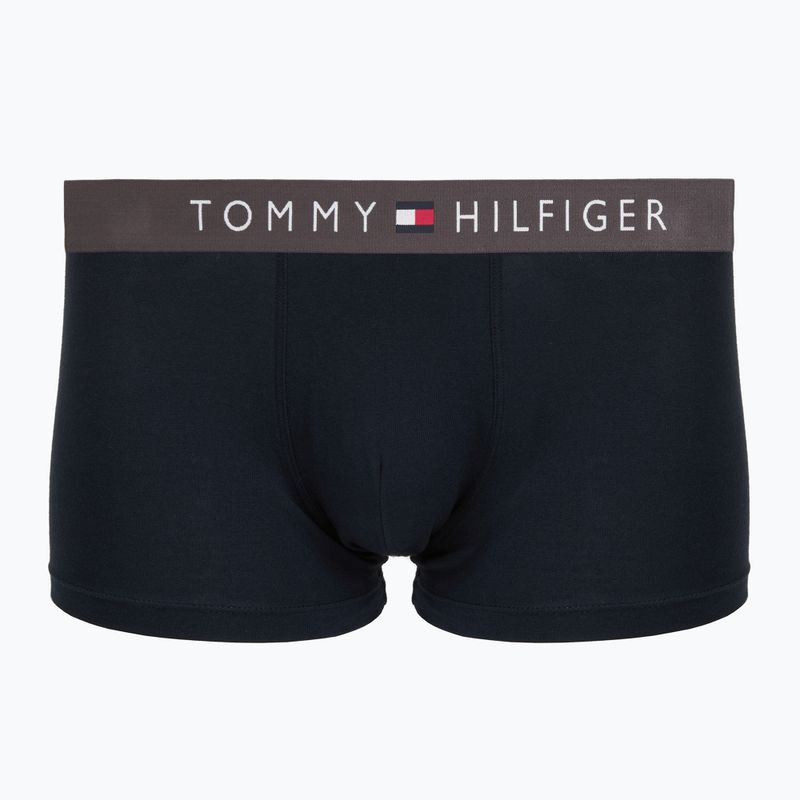 Bokserki męskie Tommy Hilfiger Trunk WB 3 pary dark ash/brzy blue/rouge 3