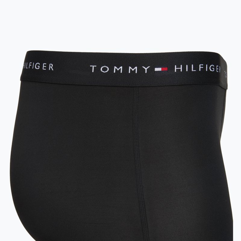 Bokserki męskie Tommy Hilfiger Micro Long 3 pack black/black/black 4