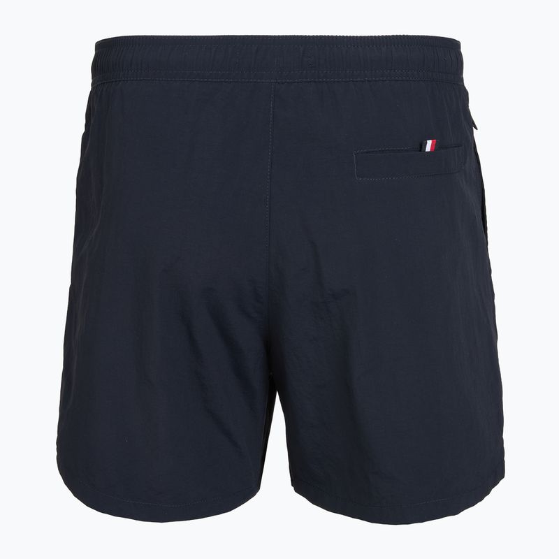 Szorty kąpielowe męskie Tommy Hilfiger Medium Drawstring Zip Pocket desert sky 2