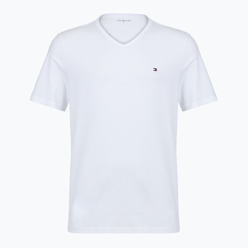Koszulka męska Tommy Hilfiger Cotton V-Neck white/white/white 2