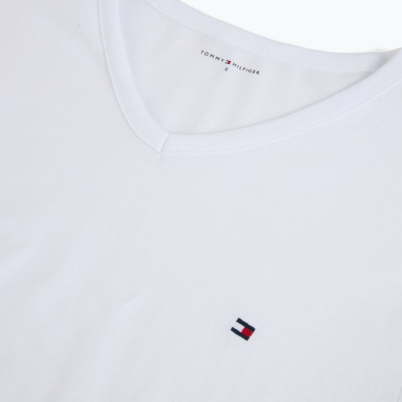 Koszulka męska Tommy Hilfiger Cotton V-Neck white/white/white 4
