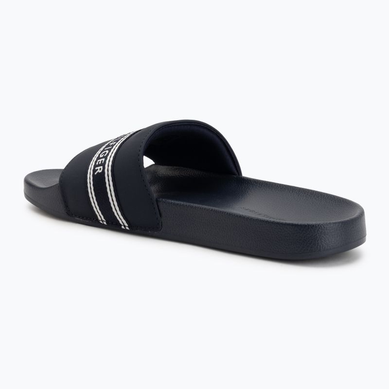 Klapki damskie Tommy Hilfiger Webbing Pool space blue 3