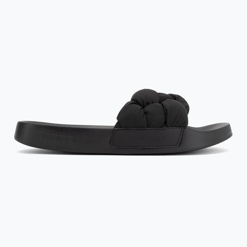 Klapki damskie Tommy Jeans Braided black 2