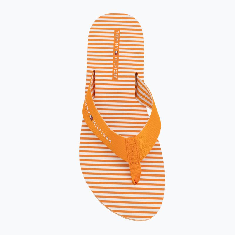 Japonki damskie Tommy Hilfiger Ithaca Stripe Summer orange hype 5