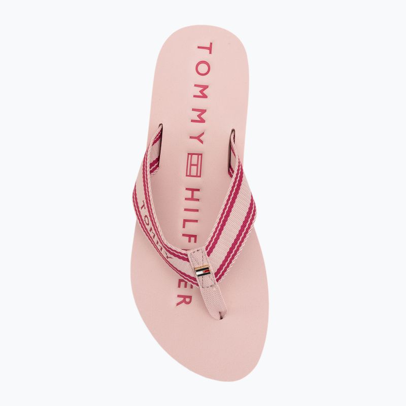 Japonki damskie Tommy Hilfiger Webbing Summer Sandal foggy pink 5