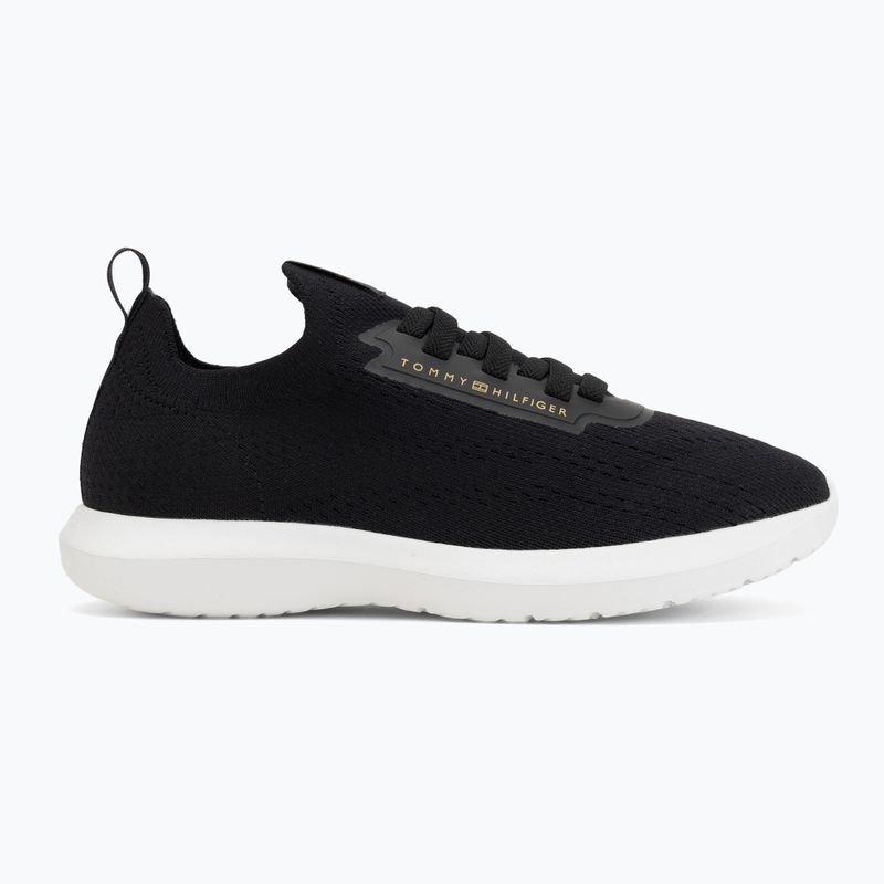 Buty damskie Tommy Hilfiger Knit Extralight Runner black 2