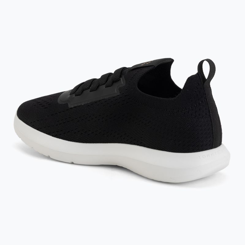Buty damskie Tommy Hilfiger Knit Extralight Runner black 3