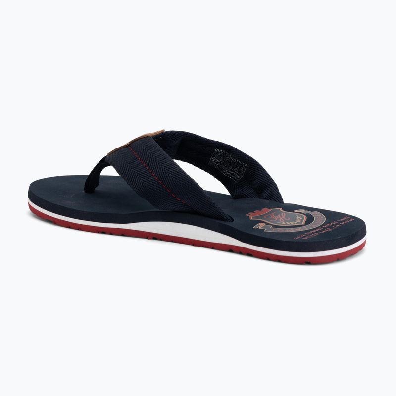 Japonki męskie Tommy Hilfiger Patch Beach Sandal desert sky 3