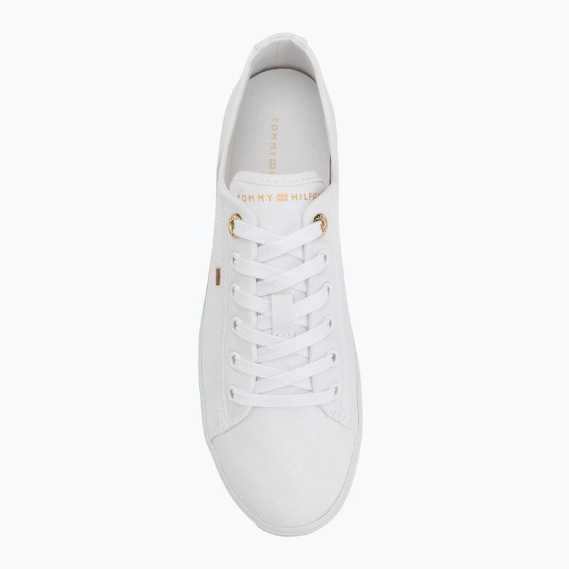 Trampki damskie Tommy Hilfiger Foxing Sneaker Canvas white 5