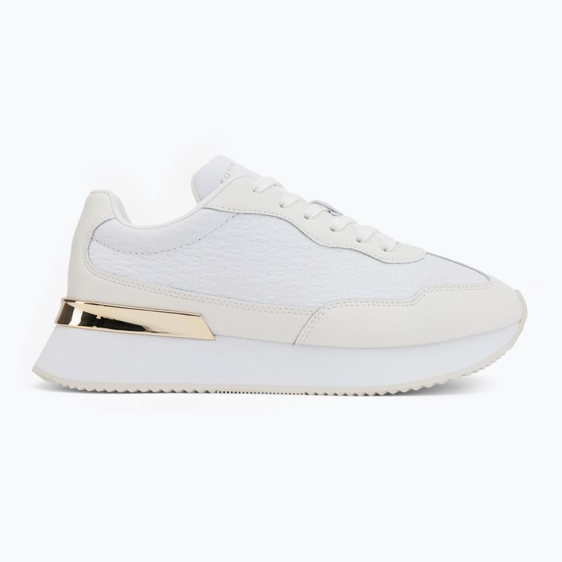 Buty damskie Tommy Hilfiger Chic Monogram Runner white/ecru 2