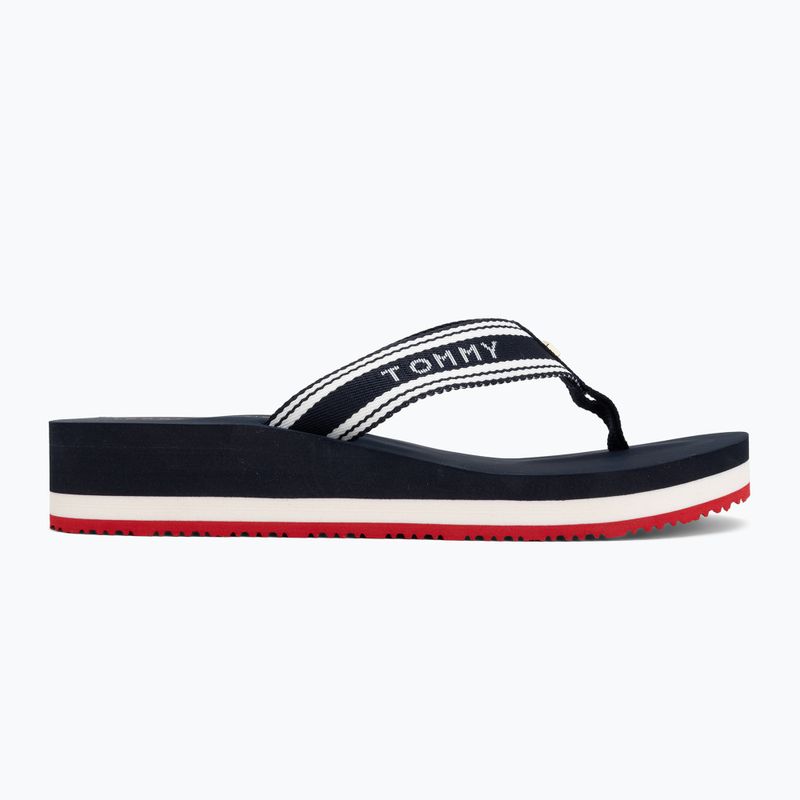 Japonki damskie Tommy Hilfiger Flag Print Summer Sandal rwb 2