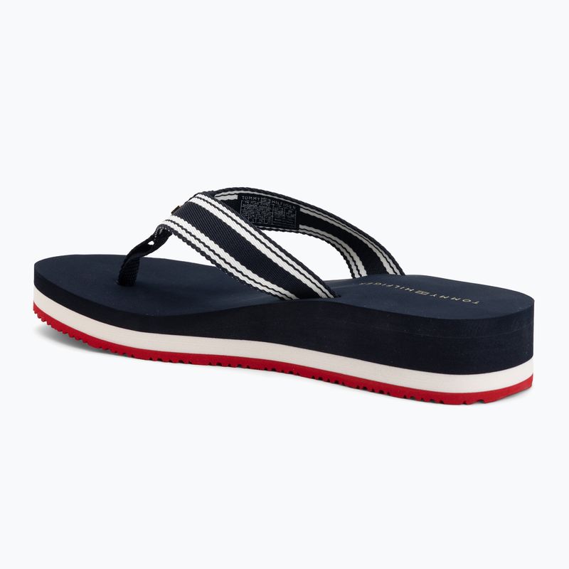 Japonki damskie Tommy Hilfiger Flag Print Summer Sandal rwb 3
