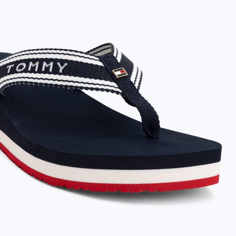 Japonki damskie Tommy Hilfiger Flag Print Summer Sandal rwb 7