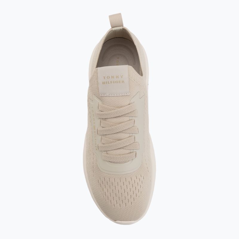 Buty damskie Tommy Hilfiger Knit Extralight Runner classic beige 5