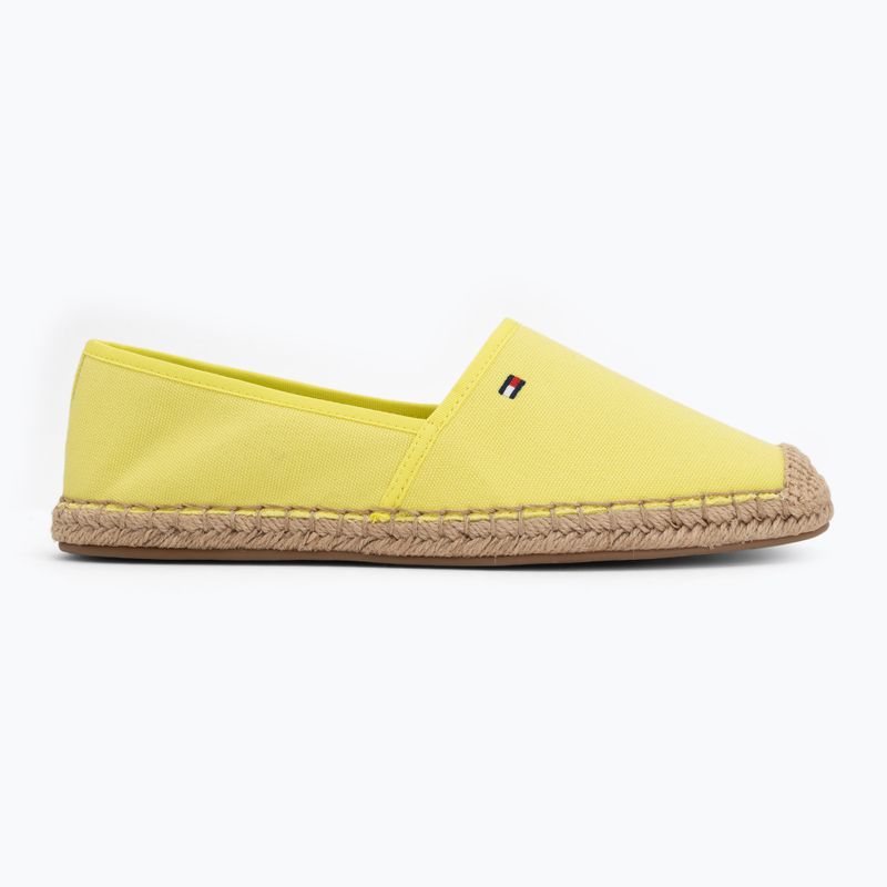 Espadryle damskie Tommy Hilfiger Flag Canvas lime 2