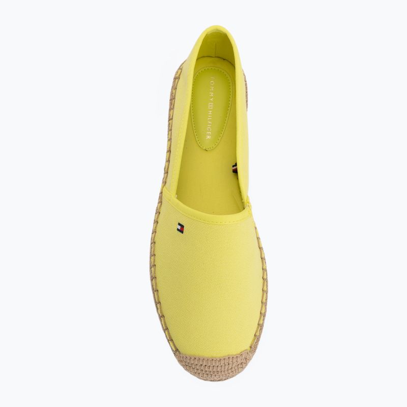 Espadryle damskie Tommy Hilfiger Flag Canvas lime 5