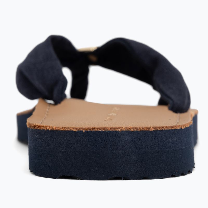 Japonki damskie Tommy Hilfiger Footbed Summer Sandal Leather space blue 6