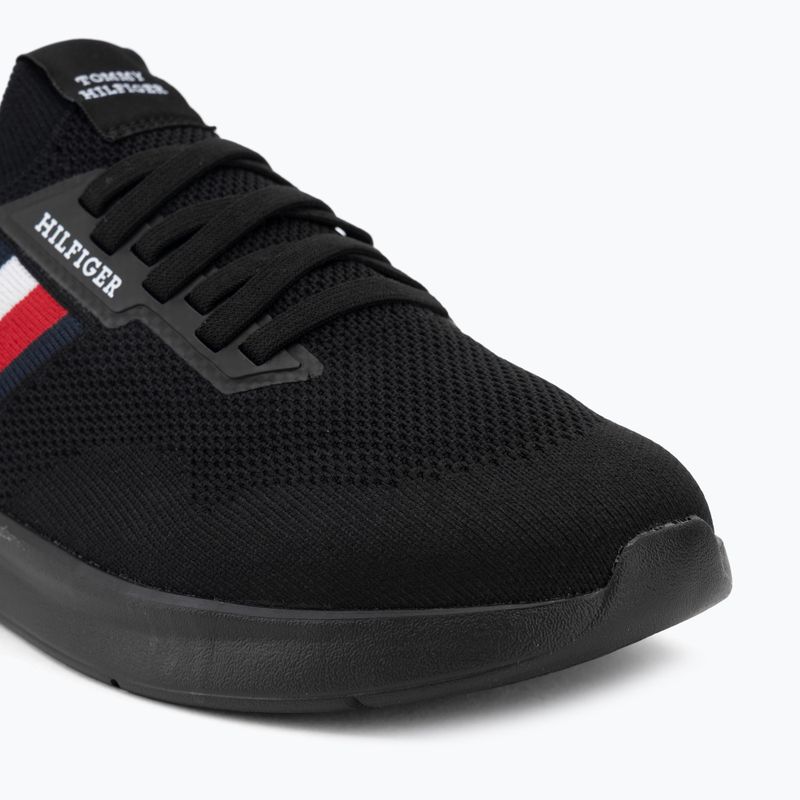 Buty męskie Tommy Hilfiger Lightweight Knitted Runner black 7