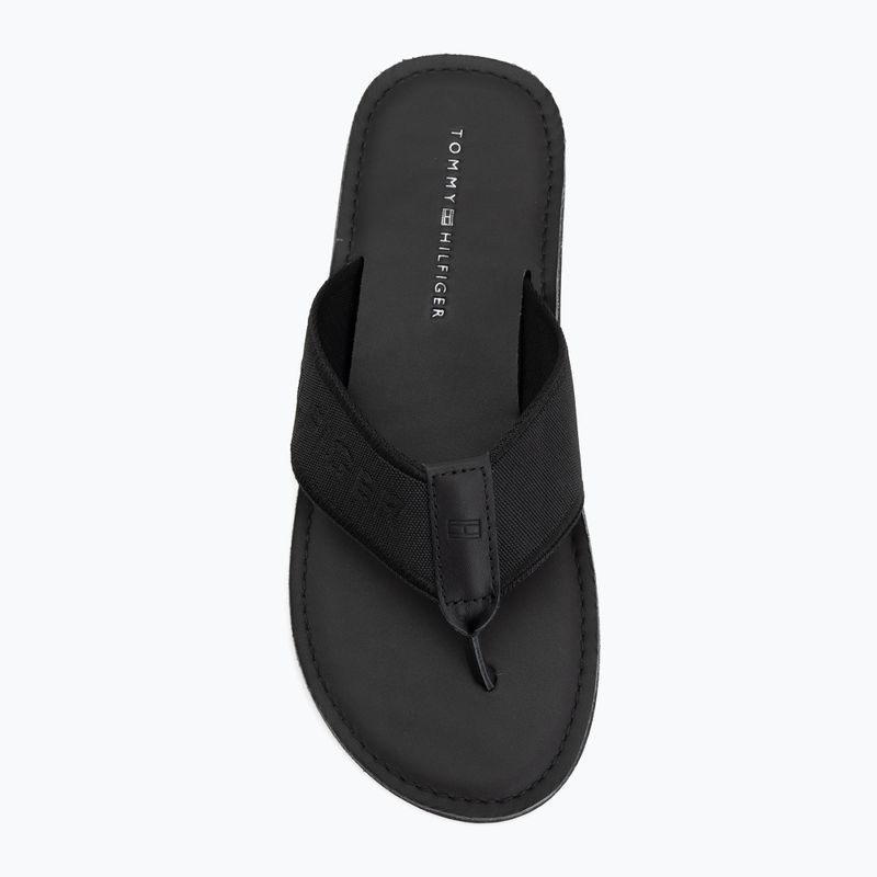 Japonki męskie Tommy Hilfiger Lbeach Sandal Leather black 5