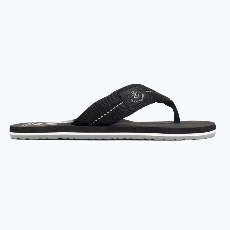 Japonki męskie Tommy Hilfiger Patch Beach Sandal black 2