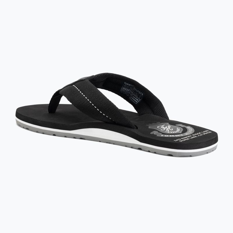 Japonki męskie Tommy Hilfiger Patch Beach Sandal black 3