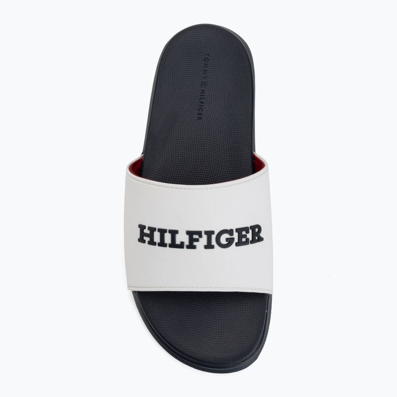 Klapki męskie Tommy Hilfiger Dual Density white 5